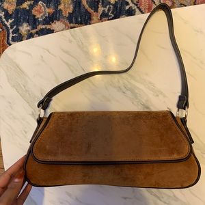 Asos faux suede 70’s handbag